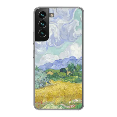 Produktbild von MuchoWow® Handyhülle Schutzhülle Hülle für Samsung Galaxy S22 Weizenfeld mit Zypressen - Vincent van Gogh Silikon Softcase Handy Hülle - Mobiltelefonhülle