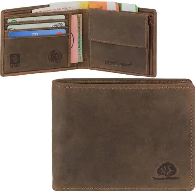 Produktbild von Greenburry Geldbörse VINTAGE RFID Herren braun Leder Portemonnaie Geldbeutel 1705A-RFID-25