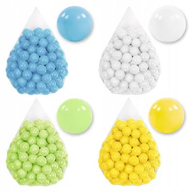 Produktbild von Bälle Für Bällebad 7 cm - 200 Stück - Bunte Babybälle Plastikbälle Baby Spielbälle | TUPPI