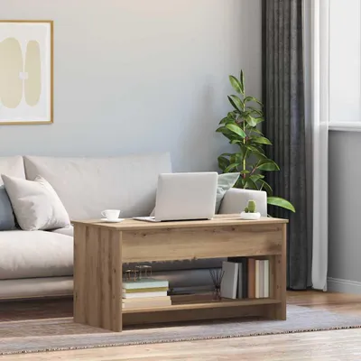 Produktbild von Couchtisch Eiche handwerklich 102 x 50 x 52.5 cm Holzwerkstoff