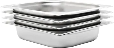 Obrázek produktu pro Gastronádoby 4 ks GN 1/2 65 mm nerezová ocel
