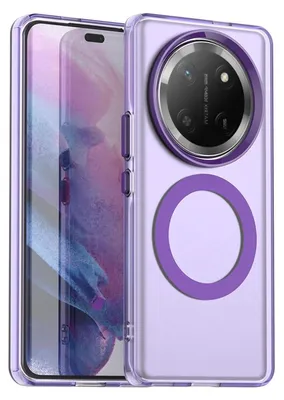 Obrázok produktu pre Pre Honor Magic 7 Lite Candy Design Magsafe PC Hybrid TPU Protective Case Cover Purple