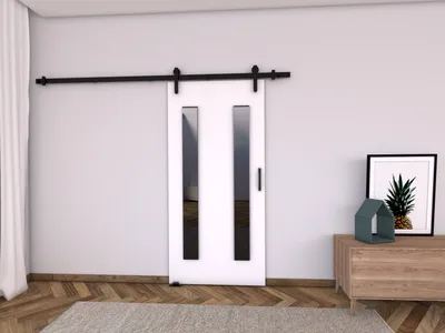 Produktbild von Schiebetür BUSHLAND 8 - 76 cm, weiß