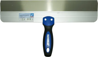 Image de Spatule de finition, largeur 400 mm, manche en acier inoxydable à deux composants