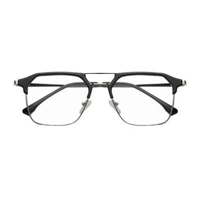 Produktbild von Blaulichtfilterbrille Uni Großer Rahmen Halbrand Klare Sicht Starkes Scharnier Augenschutz Klare Blaulichtbrille Brille Schwarz