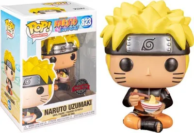 Image de Figurine Funko POP Naruto 823 Naruto Eating Noodles Special Edition