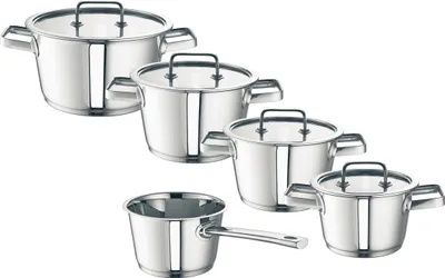 Produktbild von ROHE Germany Edelstahl-Topfset Conia, 5-teilig, Induktion