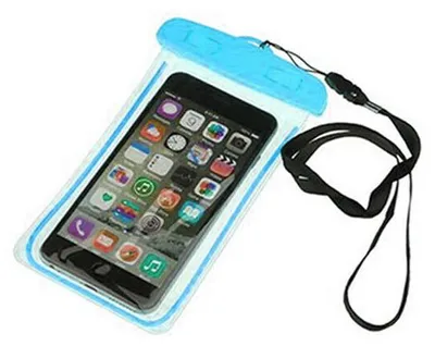 Produktbild von Handy Schutzhülle Handyhülle Tasche Wasserschutz-Hülle wasserfest universal Blau