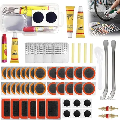 Obrázok produktu pre Súprava na opravu bicykla 56-dielna, oprava pneumatík, pre bicykel
