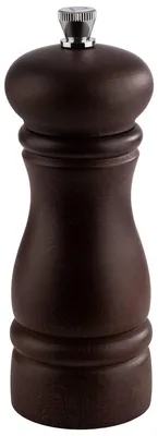 Salzmühle aus Buchenholz, Keramikmahlwerk, Ø 5,5 cm, Höhe 15,5 cm