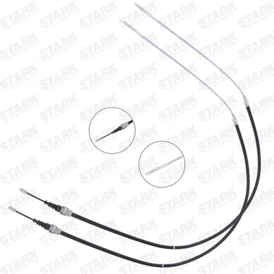 Produktbild von STARK Handbremsseil Seilzug Feststellbremse für VW GOLF III (1H1) Hinten Rechts Hinten Links SKCPB-1051139