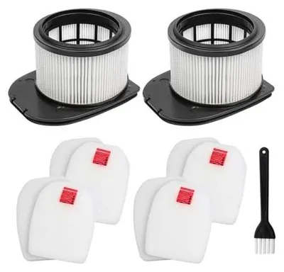 Produktbild von Ersatzfilter für Shark IZ400 IZ400EU IZ400EUT IZ420 IZ420EUT IZ400EUTBK Stratos Anti-Haarwickel Plus schnurloses Staubsauger Filter Set 2 HEPA, 4 Schaumstoff + Filzfilter