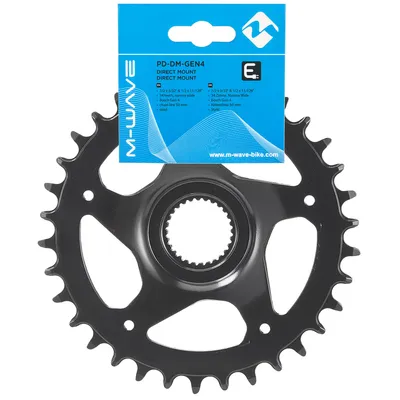 Produktbild von Messingschlager Kettenblatt E-Bike Bosch Gen4, 34Z, schwarz, Direct mount