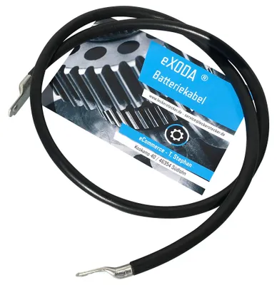 Imagen del producto de Cable para baterías Exoda, 25 mm², 150 cm, terminales M10, color , cobre, revestimiento de PVC, 70°C