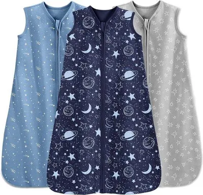 Obrázek produktu pro Dětský spací pytel 0–6 měsíců, letní, šedo-modrý