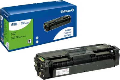 Produktbild von Pelikan 3511B - Schwarz - Tonerpatrone (entspricht: Samsung CLT-K504S ) - für Samsung CLP-415N, 415NW| CLX 4195FN, 4195FW, 4195N| Xpress C1810W, C1860FW