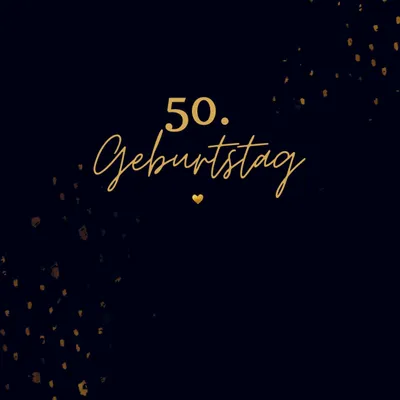Produktbild von 50. Geburtstag- Gästebuch Blanko