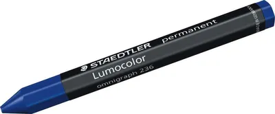 Produktbild von STAEDTLER Lumocolor omnigraph 236 wasserfeste Universalkreide Einzelprodukt blau