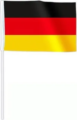 Produktbild von Deutschland Flagge 35x45 mit Stab