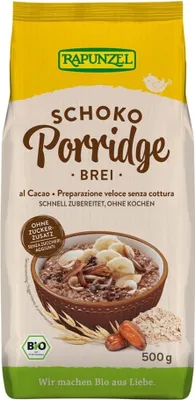 Produktbild von Rapunzel Frühstücksbrei Kakao-Banane 500 g, Haferflocken, 500 g, Schokolade