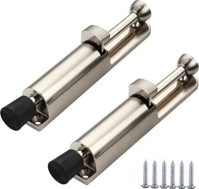 Produktbild von Türstopper mit Fußbedienung - Zinklegering - 1 Stück - 147 x 28 mm