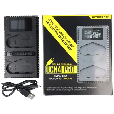 Produktbild von Nitecore UCN4 PRO - pre fotoaparáty Canon