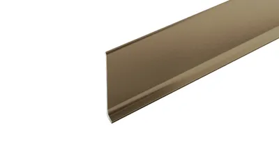 Obrázok produktu pre AP38 soklová lišta ACARA, hliníková eloxovaná bronzová, 100 mm, 2,7 m