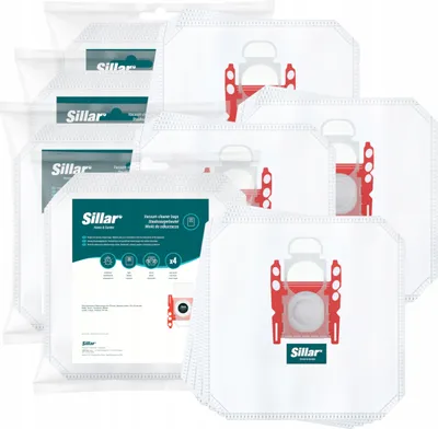 Imagen del producto de Bolsas para aspiradora Sillar, compatibles con Bosch BBZ16FGALL, tipo G ALL, para series 2, 4, 6, 8, BGL, GL-20, GL-30