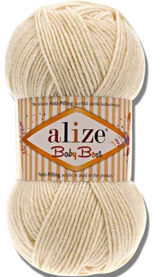 Produktbild von Alize 1x 100g Baby Best Wolle, Antipilling, Uni, Häkeln, Stricken (1)