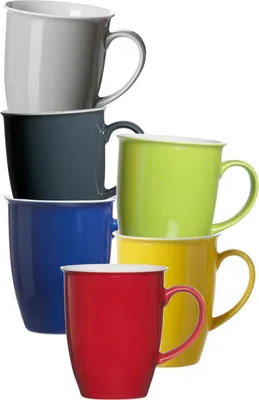 Produktbild von Ritzenhoff & Breker DOPPIO Kaffeebecher 320 ml 6er Set Mix