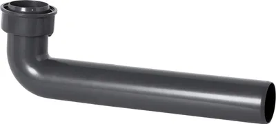 Productafbeelding van Recyclaat afvoerbuis 90° 1 1/2 inch x 40 mm, 230 mm lengte