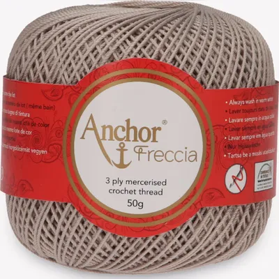 Produktbild von Anchor Freccia 6 – Feines Baumwollgarn für Häkelprojekte (Color 00590)