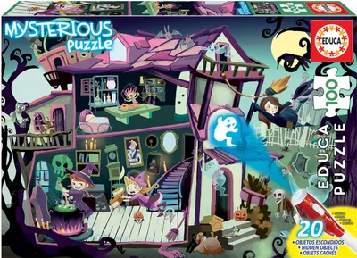 Produktbild von Educa - Geisterhaus 100 Teile Mysterious Puzzle