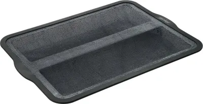 Produktbild von Zenker Baguette-Backform 36 x 26 cm, hochwertige Glasfaserverstärkte Silikonbackform mit festen Nylon Rand, Baguetteform mit hervorragende Antihaft-Eigenschaften idealfür zu Hause (Farbe: Schwarz)