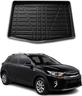Image de Bac de coffre Bac de coffre pour Kia Stonic 2017-2025 Caoutchouc supérieur TPE noir