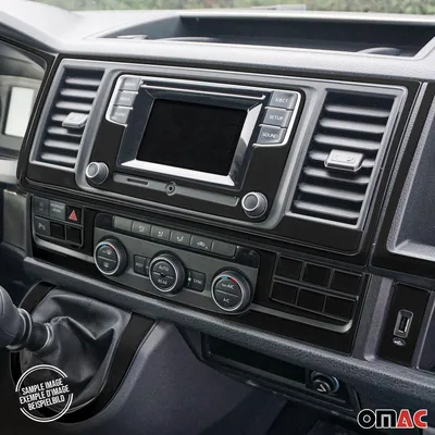 Image de Décoration intérieure Cockpit pour Mercedes Travego 2006-2012 Piano Noir Optique 44pcs
