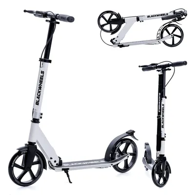 Image de ORIO City Scooter Bigwheel 200mm pliable blanc - trottinette City Scooter Kickscooter pour enfants jusqu'à 100kg, double frein, sangle de transport