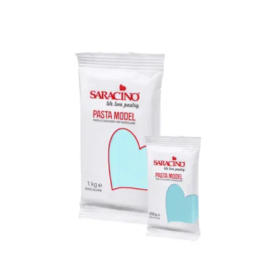 Produktbild von Hellblaue Modellierzuckerpaste Light Baby Blue Model Paste 1kg - Saracino