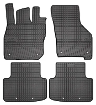 Imagen del producto de Alfombrillas de goma para Volkswagen Golf VIII desde 2019 (familiar) – juego de 4 piezas, negras, a medida