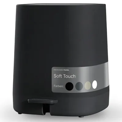 Productafbeelding van Prullenbak voor in de badkamer, 5 liter | Cosmetica-emmer met Softclose-deksel | Elegant Design
