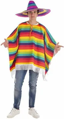 Obrázek produktu pro Převlek pro dospělé Arcoiris pončo