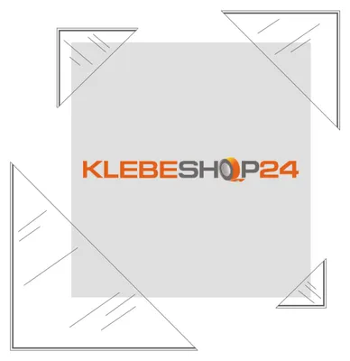 Productafbeelding van Transparante plakhoeken voor foto's, 32 x 32 mm, 20 stuks