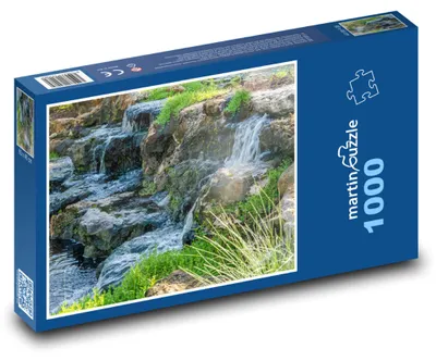 Zdjęcie produktu dla Puzzle 1000 Wodospady w Przyrodzie - martinpuzzle