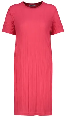 Produktbild von Sublevel Geripptes Kleid mit kurzem Ärmel und Rundhals Größe: M