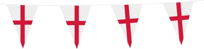Produktbild von England Georgskreuz Wimpelkette 10m St. George
