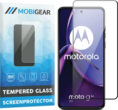 Produktbild von Mobigear Premium  Motorola Moto G84 Panzerglas Gehärtetes Glas Displayschutz - Hüllenfreundlich