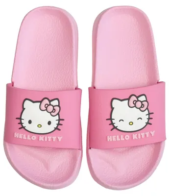 Produktbild von Hello Kitty Badelatschen für Mädchen - Kinder Badeschlappen Schlappen Badesandalen rutschfest Rosa 25-26