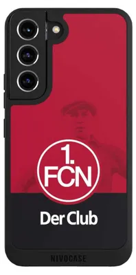 Produktbild von NIVOCASE Handyhülle für Samsung Galaxy S22  Hülle NIVOpure Case Schwarz 1. FC Nürnberg Der Club Offizielles Lizenzprodukt