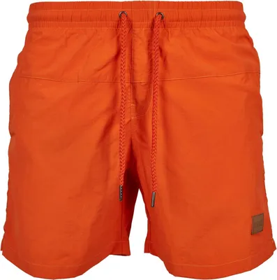 Produktbild von URBAN CLASSICS Block Swim Shorts rust orange rust orange M
