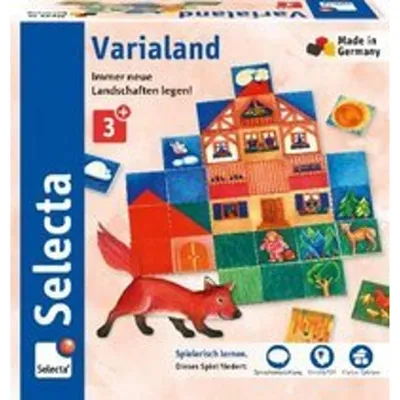 Immagine prodotto di Selecta Varialand, Überarbeitung, Legespiel, Kinderspiel, Holz Spielzeug, Kinder, 63021